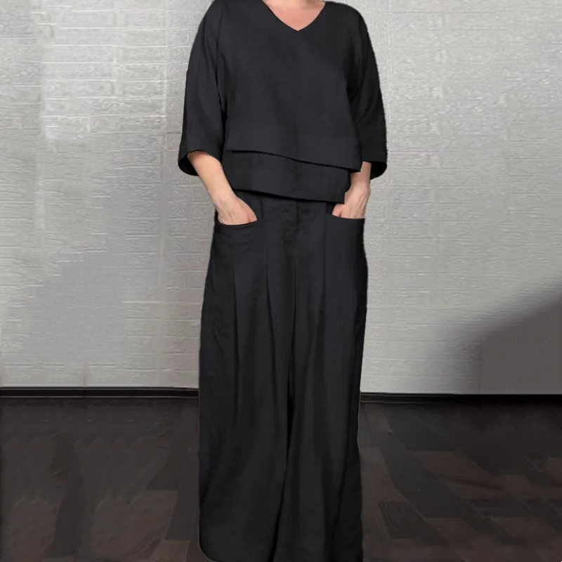 VALENTINA | Set 2 Pezzi con Vestibilità Rilassata e Stile Minimal per Tutti i Giorni